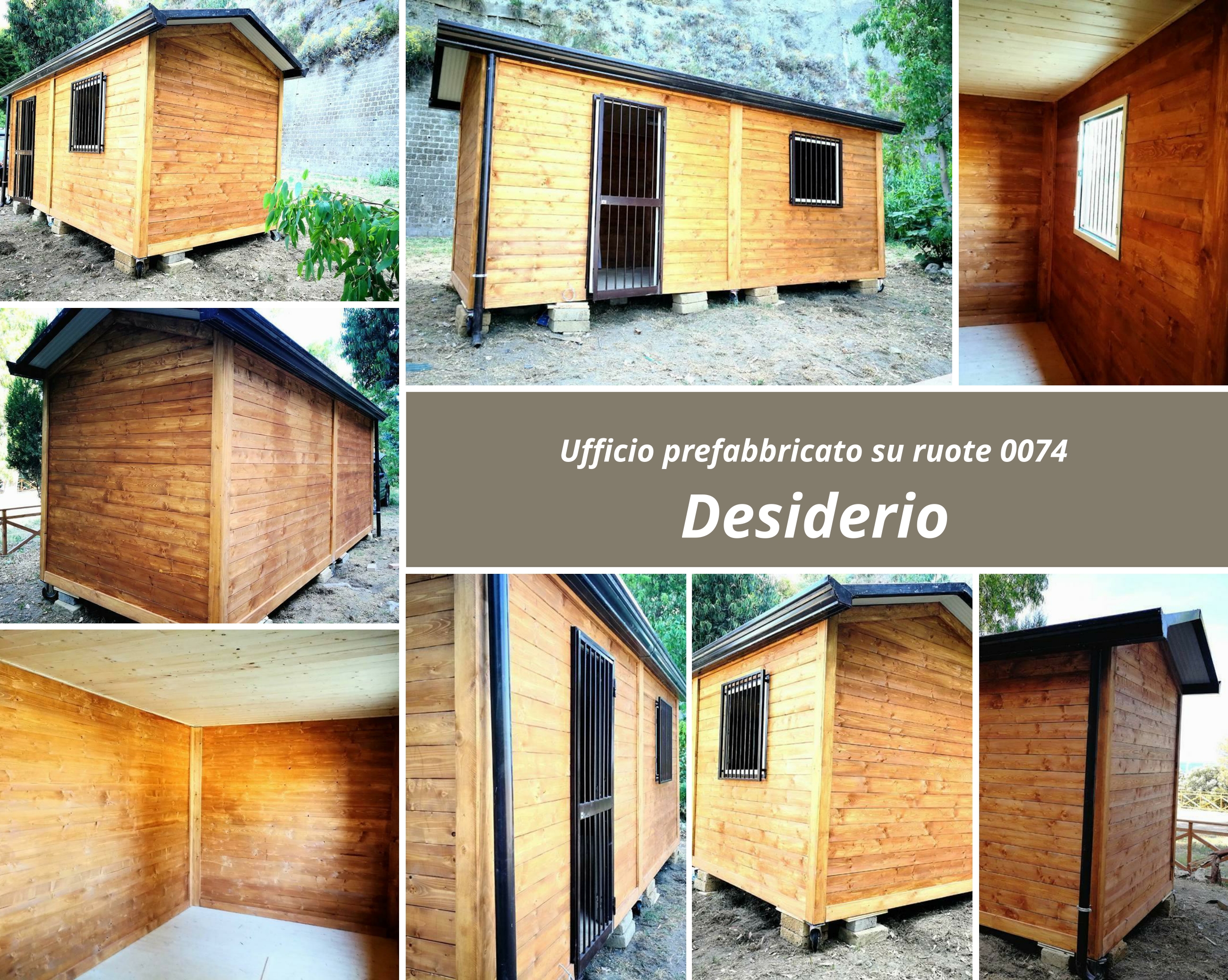 cod.0074 Ufficio Prefabbricato su ruote